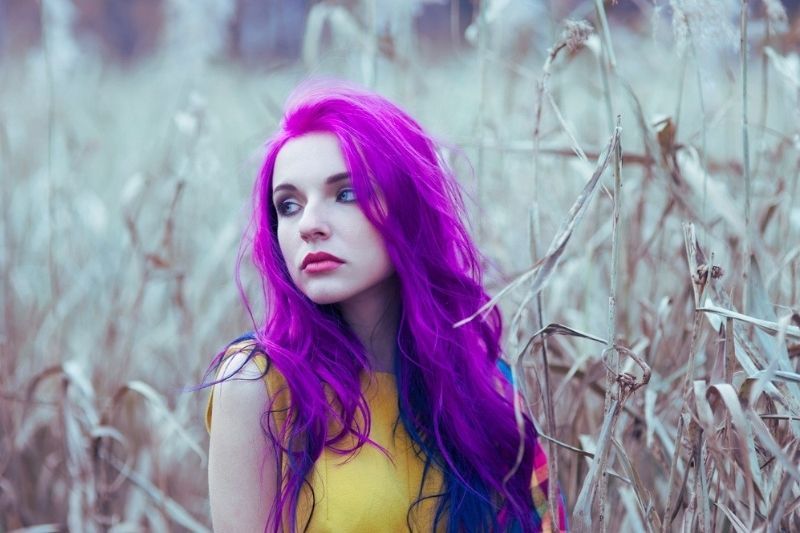 How Hard Is It to Maintain Purple Hair?