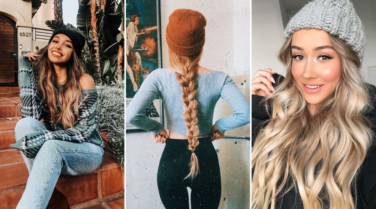 Beanie Hairstyle Ideas