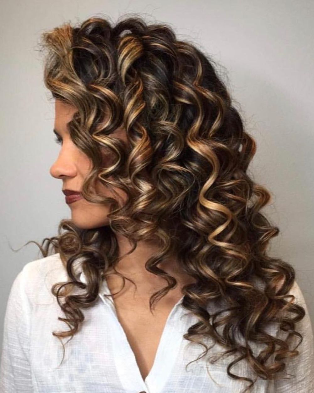 Thanksgiving hairstyles classic very curly hair